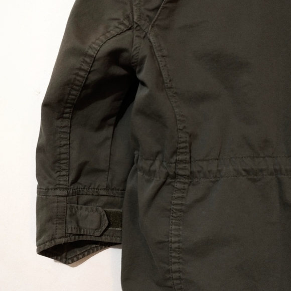 **Zara Woman**Slim Cropped Military Style Jacket. Olive Drab.Size S - Picture 6 of 11